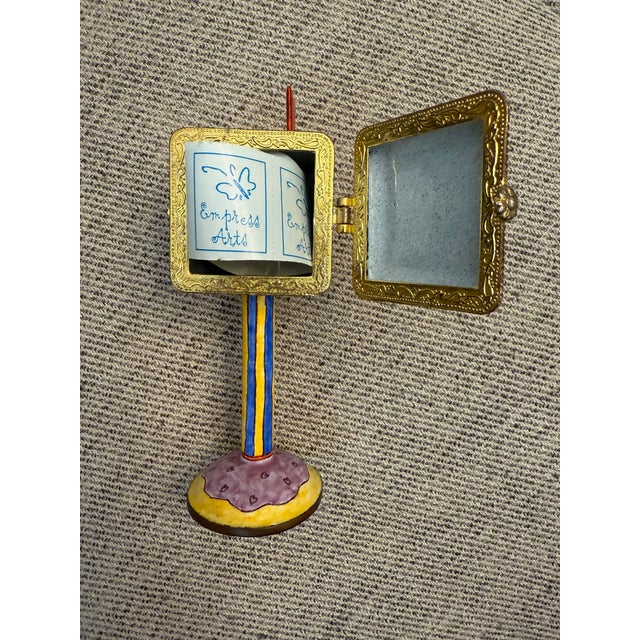 Empress Arts Floral Design Trinket Mailbox For Sale In New York - Image 6 of 7