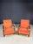A rare pair of vintage h-70 lounge chairs up factories in brno to czech designer jindřich halabala, dating from the 1930s....