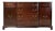 Vintage Georgetown Galleries Attributed Mahogany Bowfront Buffet For Sale
