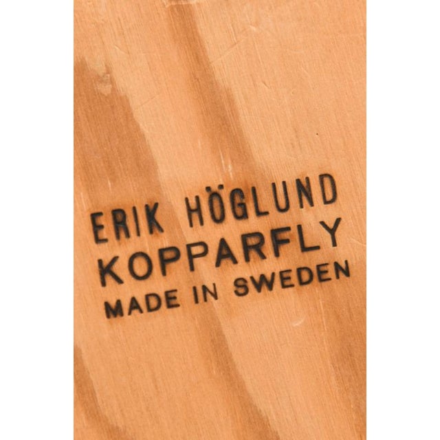 Mirror with Oregon Pine Frame from Erik Höglund, 1950s For Sale - Image 3 of 5