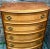 Tan Inlaid Wood Chest of 5 Drawers, 1970s For Sale - Image 8 of 10