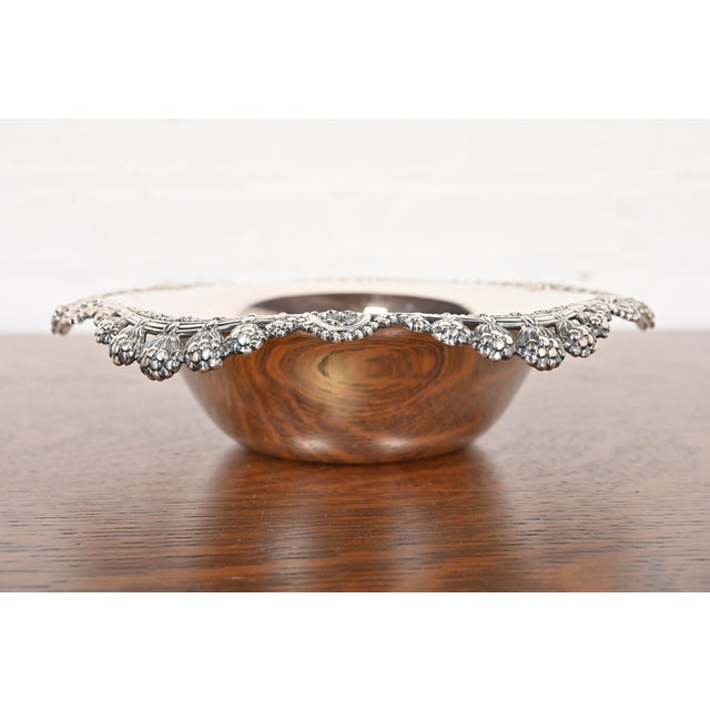 Tiffany & Co. Antique Sterling Silver Fruit Bowl or Centerpiece Bowl For Sale - Image 9 of 9