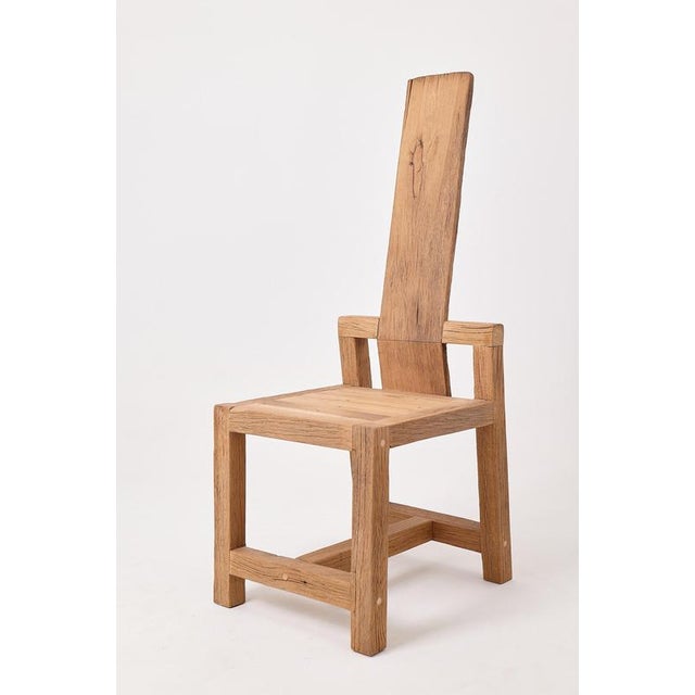 Wood Massive Oak Chair by Logniture For Sale - Image 7 of 15