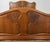 Wood Vintage French Louis XVI Oak Double Bed Frame with Carved Headboard For Sale - Image 7 of 13