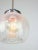 Mid-Century Modern Mid-Century Italian Chrome and Murano Glass Pendant Lamp For Sale - Image 3 of 9