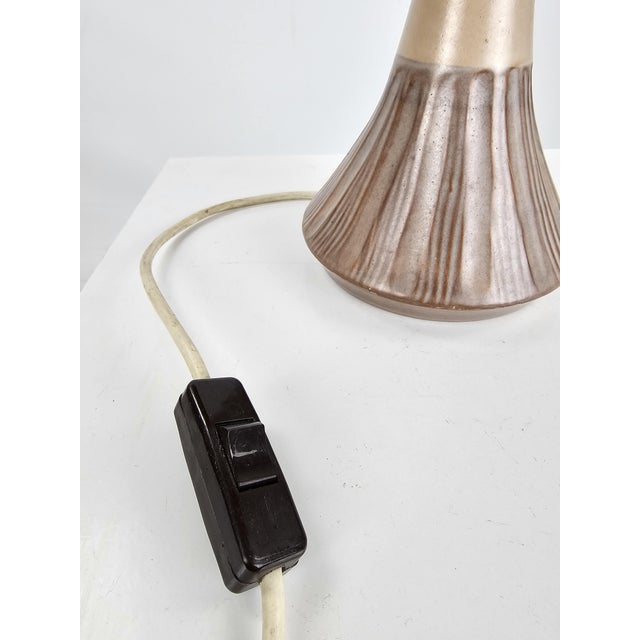 Danish Ceramic Table Lamp by Chris Haslev, 1960s For Sale - Image 10 of 13