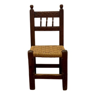 Spanish Rustic Chair, 1750 For Sale
