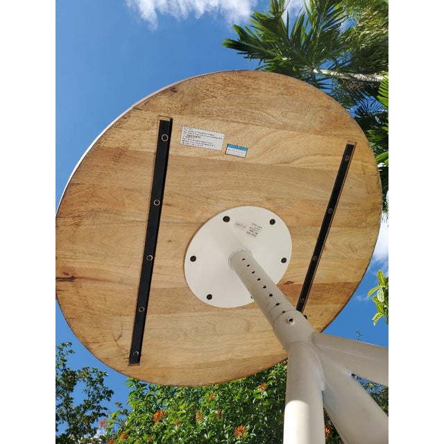 West Elm, Raw Mango Wood Bistro Table Chairish