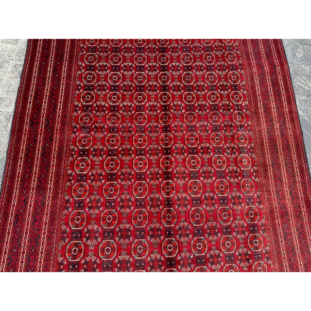 Islamic Vintage Afghan Hand Knotted Kunduzi Rug For Sale - Image 3 of 7