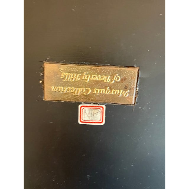 Marquis Collection Beverly Hills Wall Mirror Stone Pen Coconut Shell Wood For Sale - Image 12 of 13