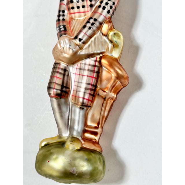 Vintage Female Golfer Glass Christmas Ornament – Made in Poland For Sale In Louisville - Image 6 of 9