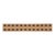 Schumacher Leather Cord Tape Trim in Natural For Sale