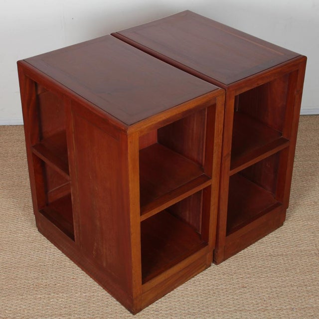 Wood Art Deco Storage Cabinets in the style of Primavera, 1930, Set of 2 For Sale - Image 7 of 8