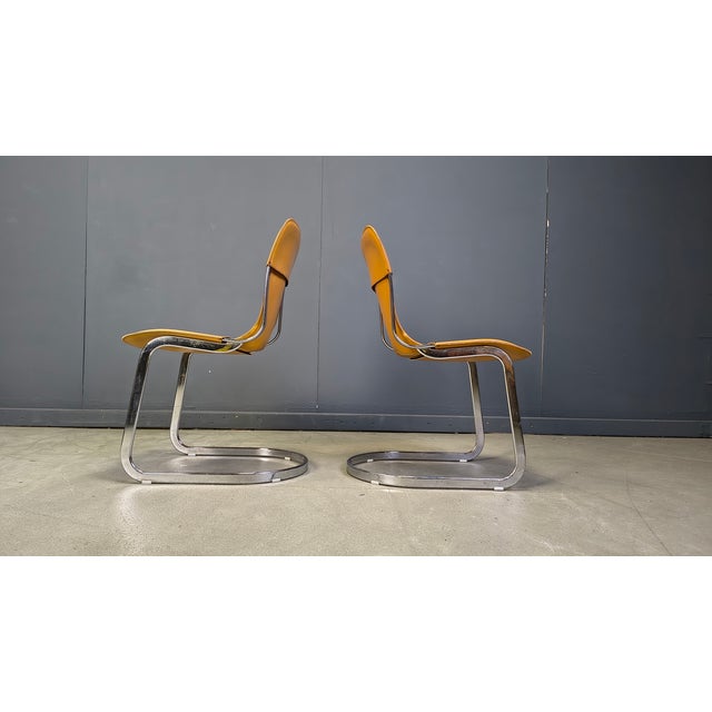 Mid-Century Modern Vintage Dining Chairs from Cidue, 1970s, Set of 6 For Sale - Image 3 of 16