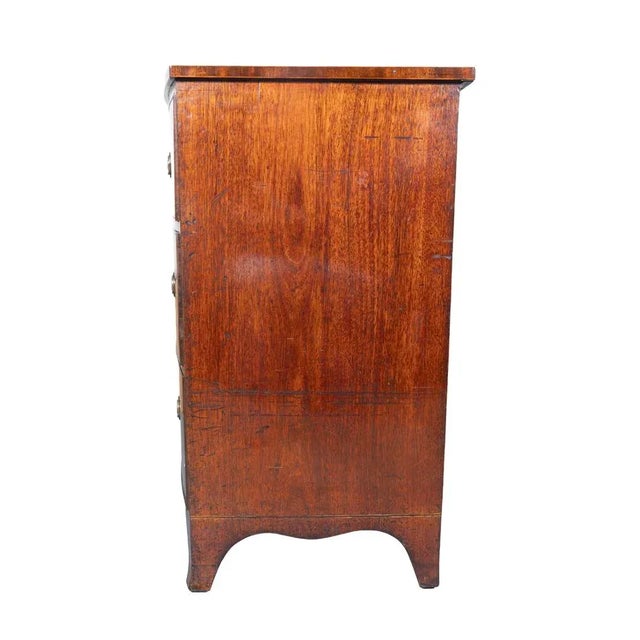 Early 19th Century Regency Mahogany and Rosewood Banded Chest of Drawers For Sale - Image 5 of 11
