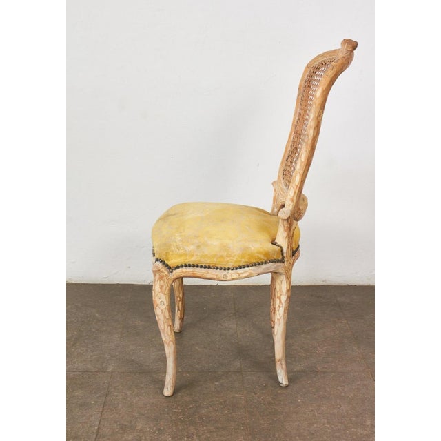 Tan Vintage Chairs in Finish Wood, 1970s, Set of 6 For Sale - Image 8 of 11