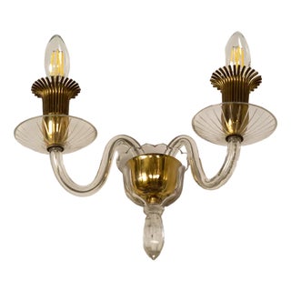 Vintage Wall Lamp with Two Lights, 1970s For Sale