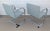 Mid-Century Modern Late 20th Century 2 Ludwig Mies Van Der Rohe Flat Arm Brno Chairs Gordon International For Sale - Image 3 of 15