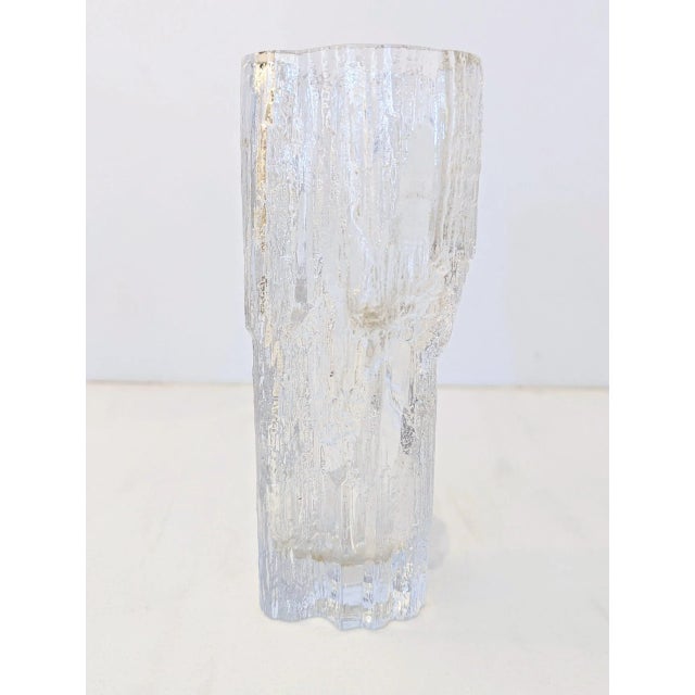 Mid-Century Modern Tapio Wirkkala for Iittala Icicle Vase – Nordic Elegance in Glass For Sale - Image 3 of 7