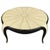 Mid 20th Century Art Deco Style Shagreen & Ebony Cocktail or Round Coffee Table. For Sale - Image 5 of 5