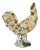 Antique English Staffordshire Prattware Pottery Rooster or Cockrel Figurine For Sale