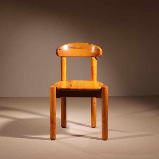 1980s Dining Chairs in Pinewood, Italy, 1980s, Set of 6 For Sale - Image 5 of 13