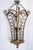 A large, custom made reproduction of a French style lantern from the late 20th century. The outer frame is hand-carved...
