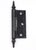 Traditional Vintage 3 X 3.375 In. Black Steel Door Hinge For Sale - Image 3 of 4