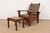 Gustav Stickley Mission Oak Arts & Crafts Bow Arm Reclining Morris Lounge Chair With Ottoman by Warren Hile Studio, Newly Refinished For Sale - Image 12 of 12