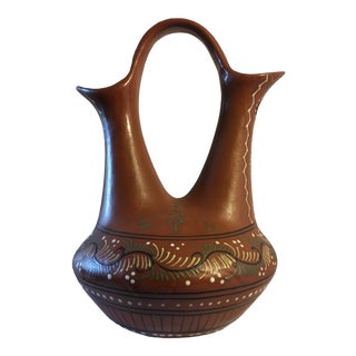 Vintage Used Chestnut Vases Chairish
