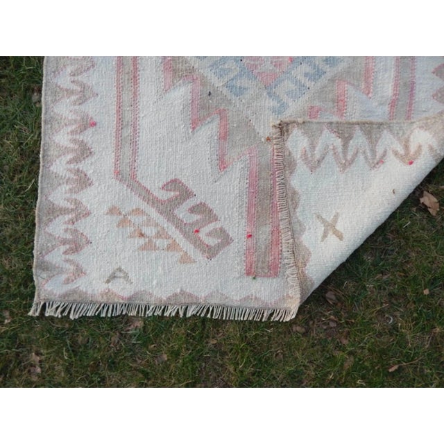 Boucherouite Style Turkish Herki Rug For Sale - Image 12 of 13