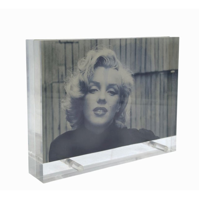 Double-Sided Acrylic Photo Frame, Italy, 1970s For Sale - Image 6 of 9