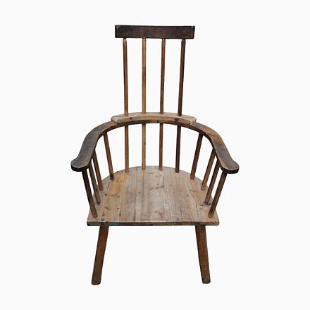 Farmhouse Spindleback Armchair, 1890s For Sale - Image 11 of 11