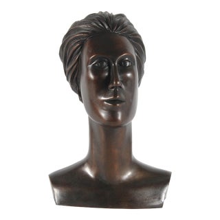 20th Century Bronze Bust by Warren Snodgrass For Sale