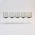 A set of 5 mid century wine glasses, made in Germany by Peill & Putzler. Made in the "Cora" pattern, an elegant design...