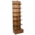 Traditional Open Shelving Unit Walnut Hardwood Construction Dark Walnut Finish 14 Cubbies 2 Sliding Lower Drawers The...