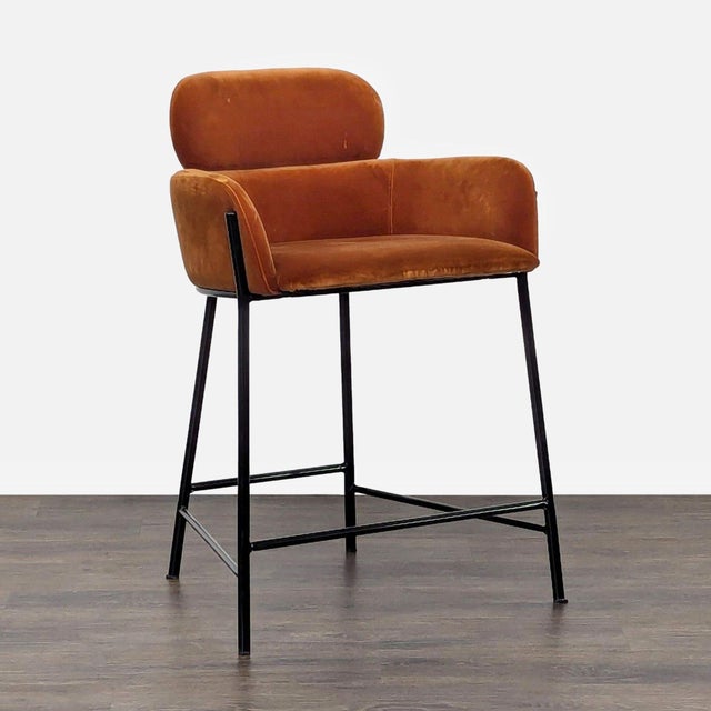 Designed by Caleb Zipperer and curved with two tiers of comfort. Sits plush with bottom tier sized right for arm resting....