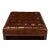 Tufted Leather Ottoman For Sale - Image 10 of 11
