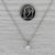 0.42ct Round Diamond Solitaire Pendant Necklace 14k White Gold 15.5" Cable Chain For Sale - Image 4 of 5
