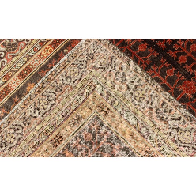 Antique Khotan Rug For Sale In Atlanta - Image 6 of 7