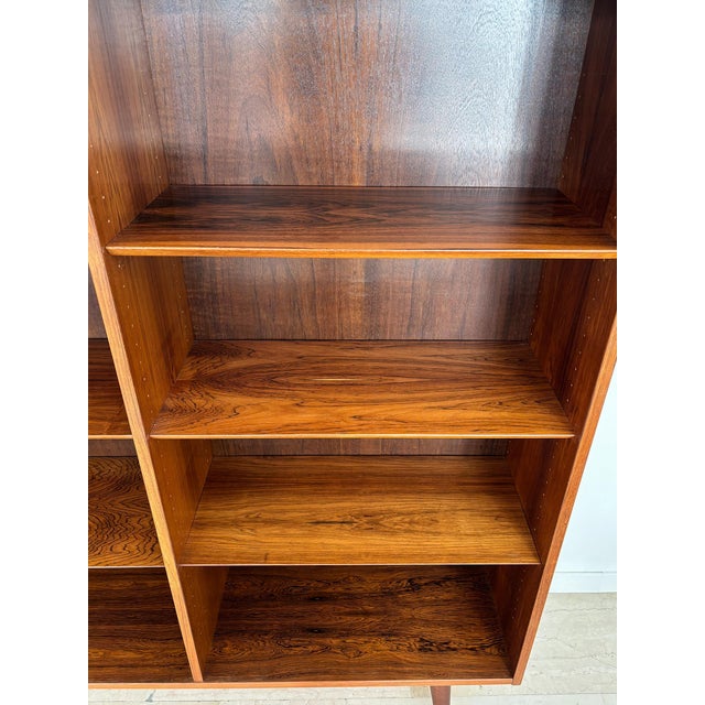 Mid-Century Modern Scandinavian Bookcase attributed to Gunni Omann, Denmark, 1960s For Sale - Image 3 of 14