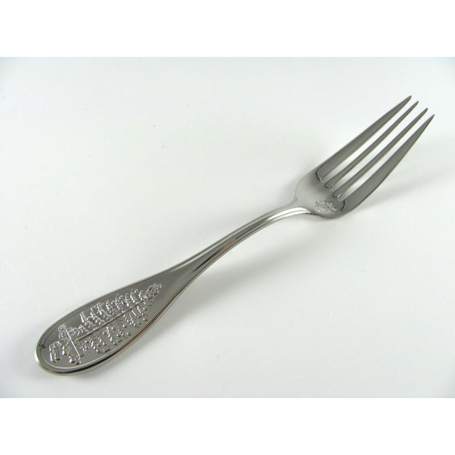 Platinum New! Contemporary Spode "Big" Christmas Tree Premium 18/10 Stainless Steel Service for 8 Flatware - 40 Piece Set For Sale - Image 8 of 13