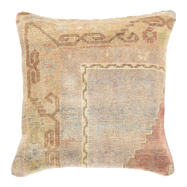 Pasargad DC Vintage Hand Knotted Rug Turkish Pillow For Sale