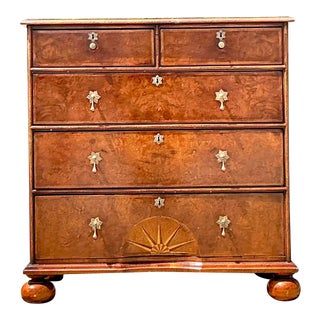 Antique 19th Century William and Mary Chest of Drawers For Sale