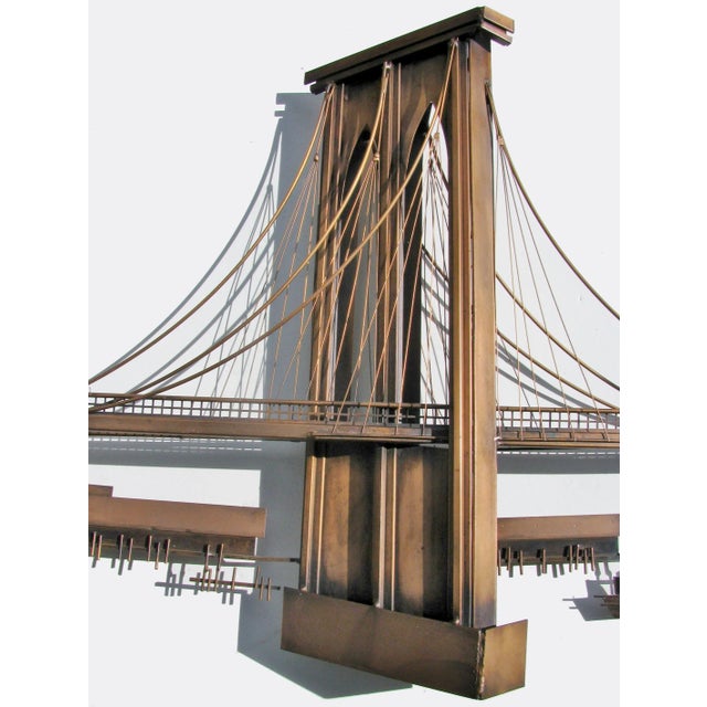 Curtis Jere Sculpture circa 1979 The early Brooklyn Bridge sculptures were more intricate than later versions Note: Piece...