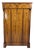 Biedermeier Vertico Half-Cabinet with Half-Columns in Walnut, Germany, 1820s For Sale
