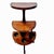 19th-C. Georgian Three-Tier Demilune Mahogany Wine Butler or Plant Stand For Sale - Image 4 of 5