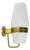 Large Brass and Glass Sconce by Bruno Gatta for Stilnovo, 1959 For Sale