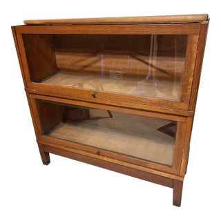 Early 20th Century Globe Wernicke 3-Piece Stackable Barrister Bookcase For Sale
