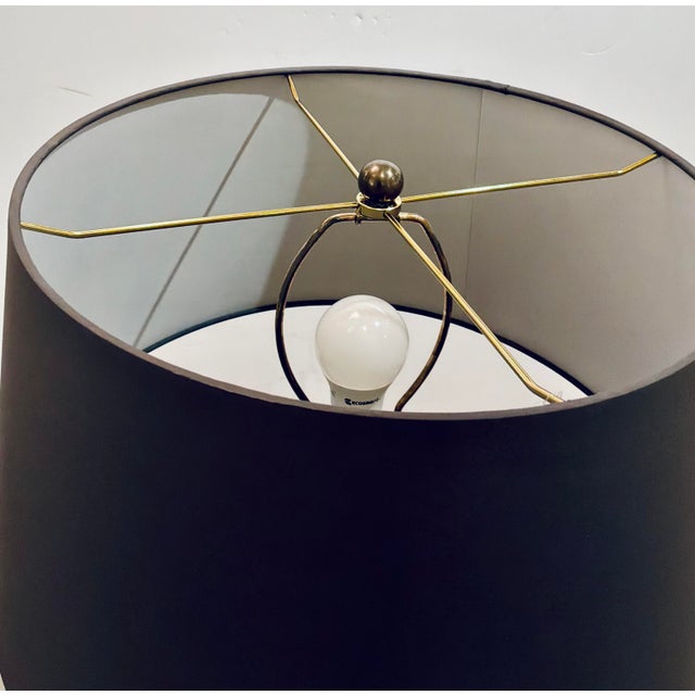 Arteriors Home Arteriors Antique Copper Honeycomb Sola Table Lamp For Sale - Image 4 of 4
